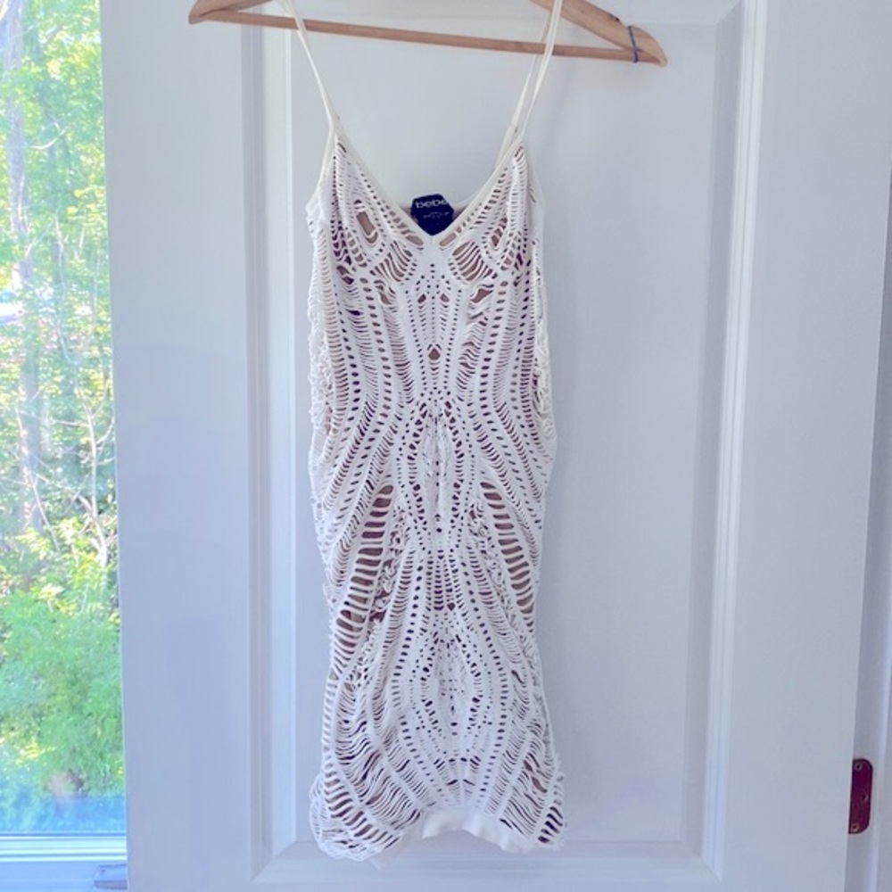 Bebe P/S Sexy White Summer Dress -